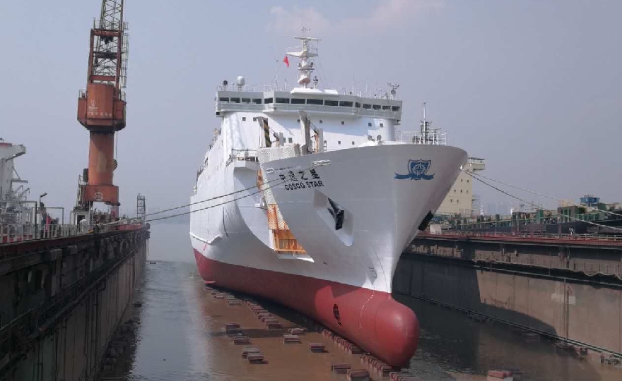 Nippon Paint Marine's FASTAR antifouling applied to COSCO ships